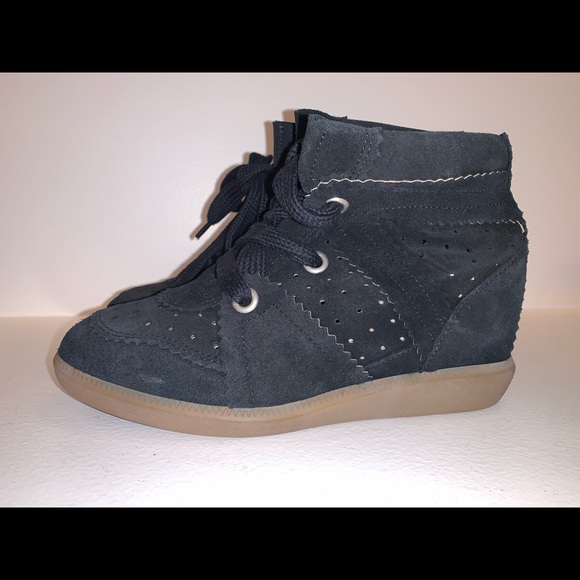 Isabel Marant Bobby Baskets in Anthracite - Picture 1 of 5